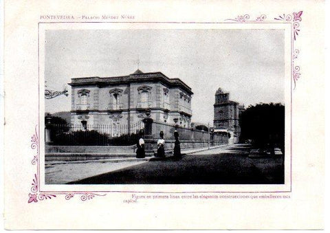 LAMINA V31705: Pontevedra. Palacio Mendez Nuñez