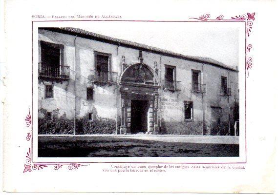 LAMINA V31699: Soria. Palacio del Marques de Alcantara