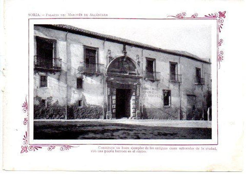 LAMINA V31699: Soria. Palacio del Marques de Alcantara