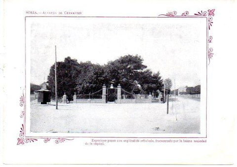 LAMINA V31697: Soria. Alameda de Cervantes
