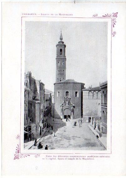 LAMINA V31753: Zaragoza. Iglesia de la Magdalena