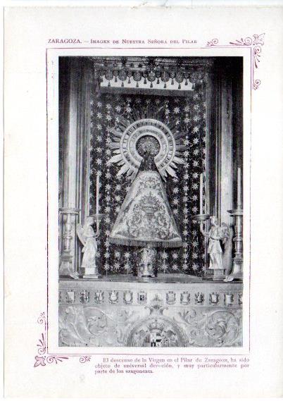 LAMINA V31752: Zaragoza. Nuestra Señora del Pilar