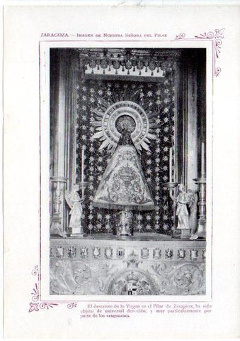 LAMINA V31752: Zaragoza. Nuestra Señora del Pilar