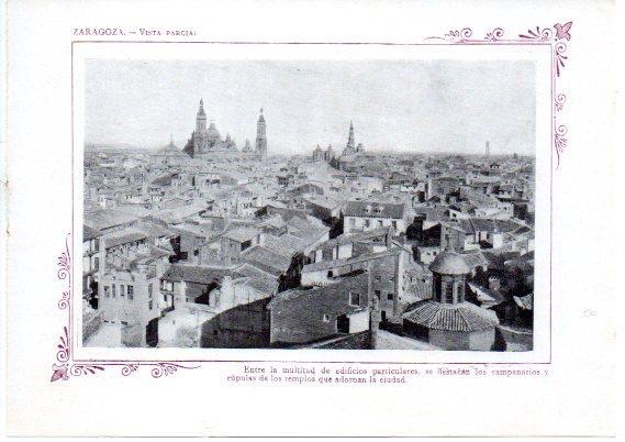 LAMINA V31743: Zaragoza. Vista parcial