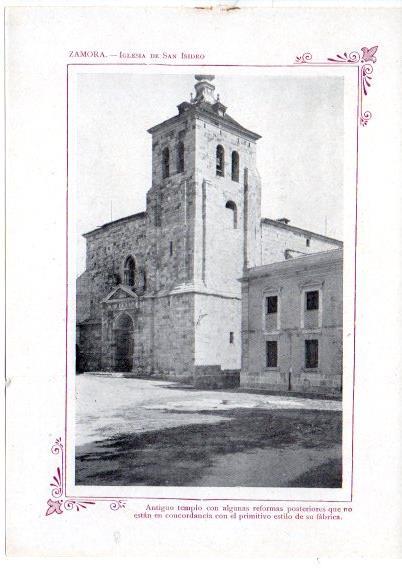 LAMINA V31734: Zamora. Iglesia de San Isidro