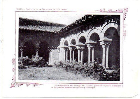 LAMINA V31695: Soria. Claustro de la Colegiata de San Pedro