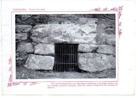 LAMINA V31757: Tarragona. Puerta Ciclopea