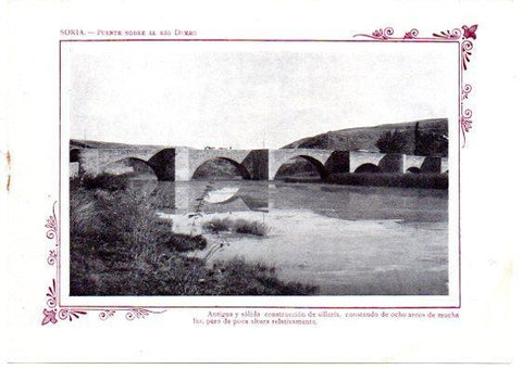 LAMINA V31692: Soria. Puente sobre el rio Duero