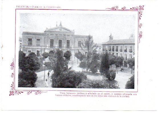 LAMINA V31655: Palencia. Plaza de la Constitucion