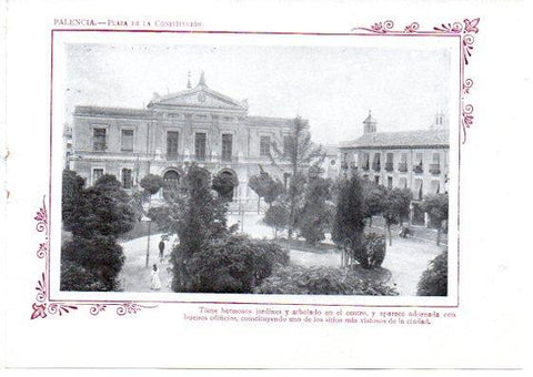 LAMINA V31655: Palencia. Plaza de la Constitucion