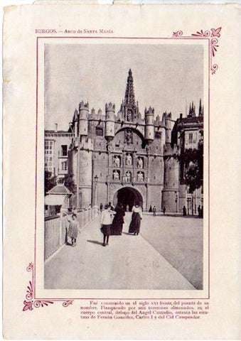 LAMINA V31639: Burgos. Arco de Santa Maria