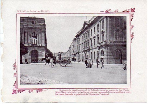 LAMINA V31638: Burgos. Paseo del Espolon