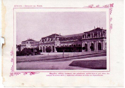 LAMINA V31636: Burgos. Estacion del Norte
