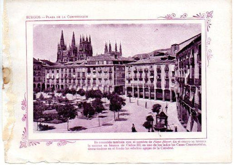 LAMINA V31634: Burgos. Plaza de la Constitucion