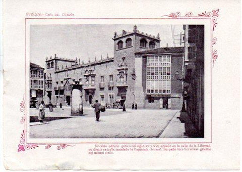 LAMINA V31632: Burgos. Casa del Cordon