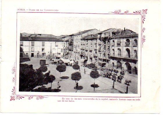 LAMINA V31685: Soria. Plaza de la Constitucion
