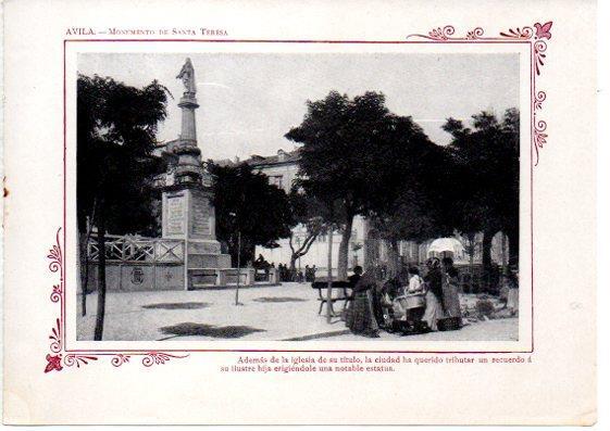 LAMINA V31675: Avila. Monumento de Santa Teresa