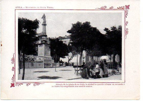 LAMINA V31675: Avila. Monumento de Santa Teresa