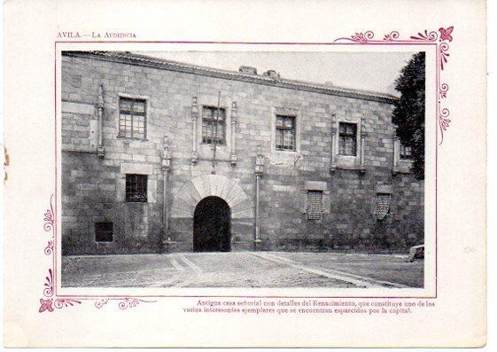 LAMINA V31673: Avila. La Audiencia