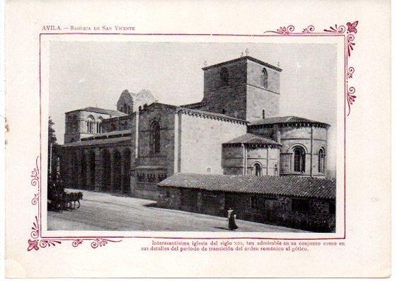 LAMINA V31672: Avila. Basilica de San Vicente
