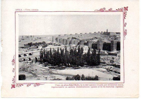 LAMINA V31670: Avila. Vista general