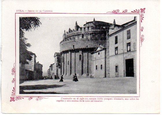 LAMINA V31668: Avila. Abside de la Catedral