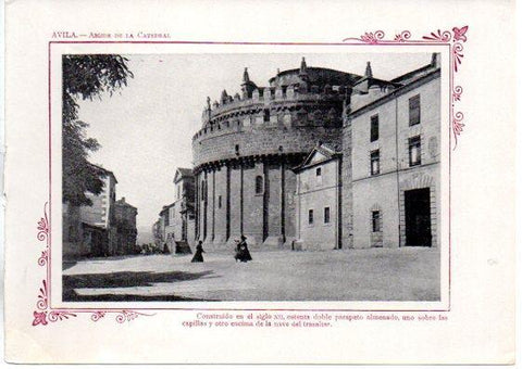 LAMINA V31668: Avila. Abside de la Catedral