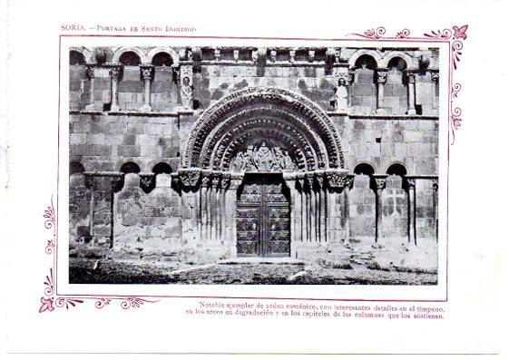 LAMINA V31693: Soria. Portada de Santo Domingo