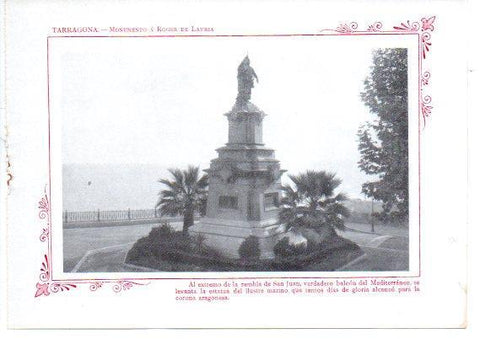 LAMINA V31760: Tarragona. Monumento a Roger de Lauria