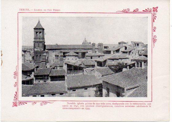 LAMINA V31854: Teruel. Iglesia de San Pedro