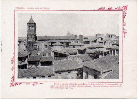 LAMINA V31854: Teruel. Iglesia de San Pedro