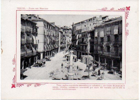 LAMINA V31853: Teruel. Plaza del Mercado