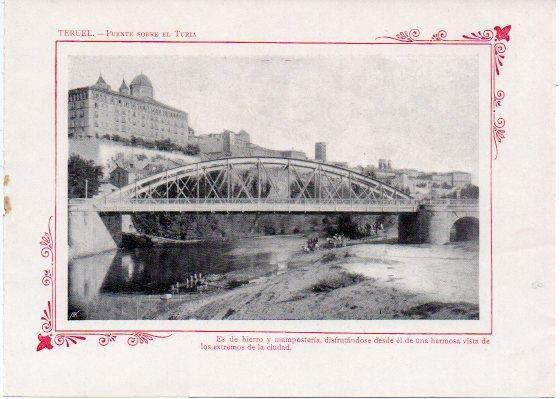 LAMINA V31851: Teruel. Puente sobre el Turia