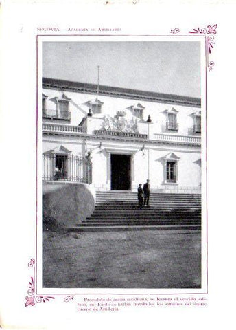 LAMINA V31839: Segovia. Academia de Artilleria