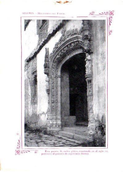 LAMINA V31838: Segovia. Monasterio del Parral