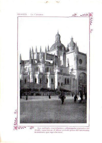 LAMINA V31837: Segovia. La Catedral