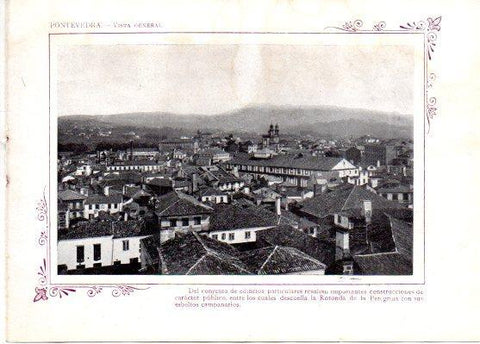 LAMINA V31827: Pontevedra. Vista general