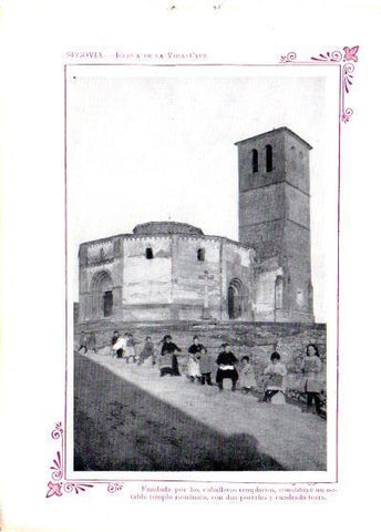 LAMINA V31840: Segovia. Iglesia de la Vera Cruz