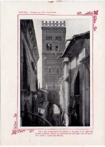 LAMINA V31856: Teruel. Torre de San Salvador