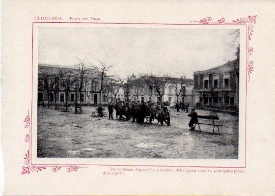 LAMINA V31883: Ciudad Real. Plaza del Pilar