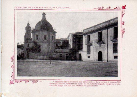 LAMINA V31877: Castellon de la Plana. Plaza de Maria Agustina