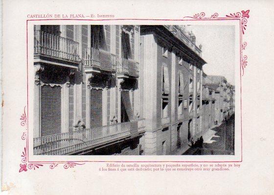 LAMINA V31876: Castellon de la Plana. El Instituto