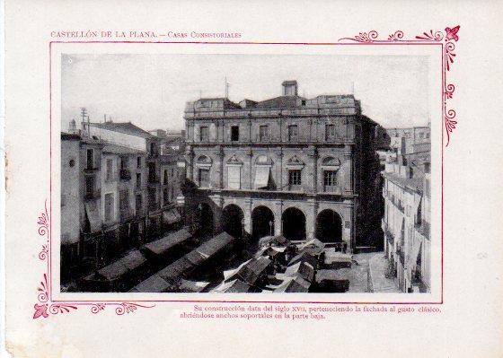 LAMINA V31869: Castellon de la Plana. Casas Consistoriales
