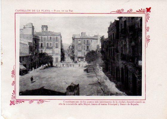 LAMINA V31868: Castellon de la Plana. Plaza de la Paz