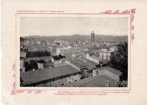 LAMINA V31865: Castellon de la Plana. Vista parcial