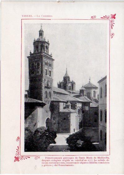 LAMINA V31861: Teruel. La Catedral