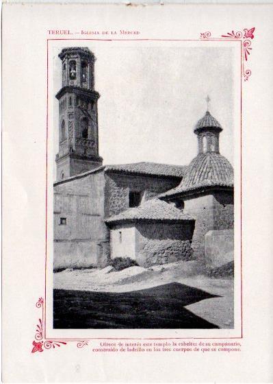 LAMINA V31860: Teruel. Escuela de la Merced