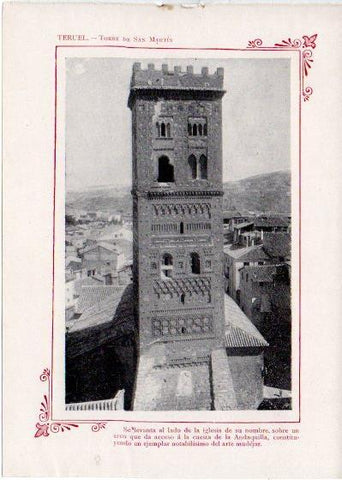 LAMINA V31859: Teruel. Torre de San Martin