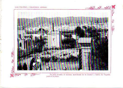 LAMINA V31786: Las Palmas. Cementerio general