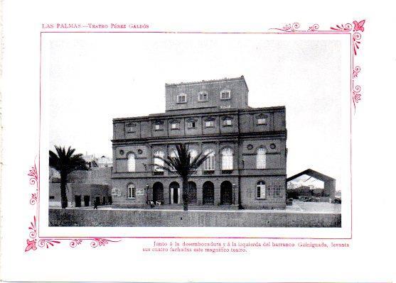 LAMINA V31785: Las Palmas. Teatro Perez Galdos